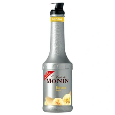 Afbeelding van Monin Bananensiroop 1 Liter Bananenpuree.