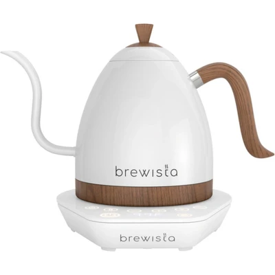 Afbeelding van Brewista Artisan Variable Temperature Electric Matt White Kettle 1 liter