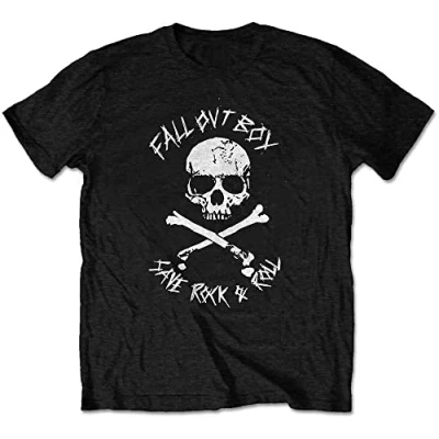 Afbeelding van Fall Out Boy Save Rock And Roll Heren T shirt S Zwart