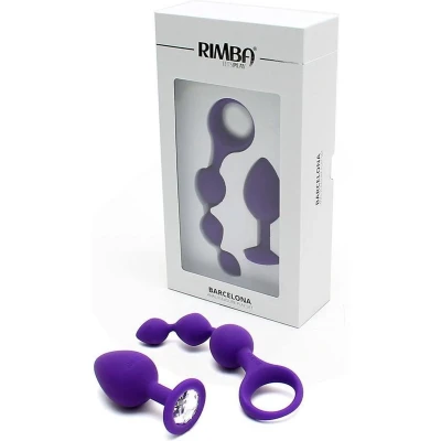 Afbeelding van Rimba Barcelona Anal Beads en Buttplug Paars