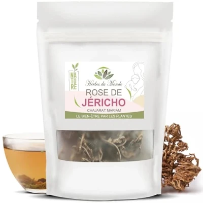 Afbeelding van Herbes du Monde Roos van Jericho 25 g Minimum: Chajarat Mariam voor vruchtbaarheid, Anastatica Hierochuntica, Menstruatieklachten verlichten, Vergemakkelijkte geboorte, Diureticum, Natuurlijk 1