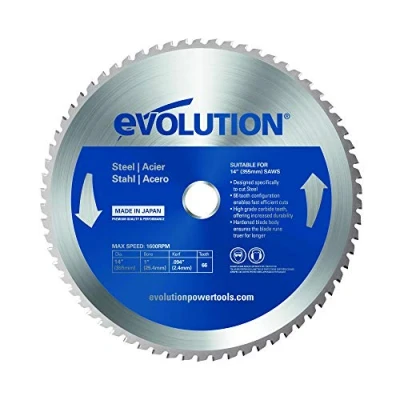 Afbeelding van EVOLUTION ZAAGBLAD ZACHT STAAL MS 255 X 25.4 2.0 MM 52 T