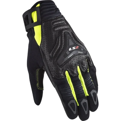 Afbeelding van LS2 handschoenen All Terrain zwart / fluor geel maat L motor scooter