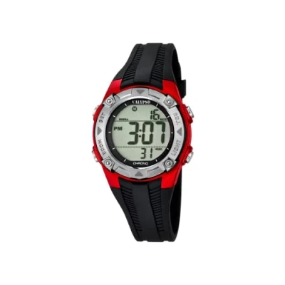 Afbeelding van Calypso Unisex chronograaf kwartshorloge met siliconen armband K5685/6