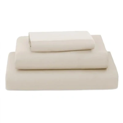 Afbeelding van Poligino Beddengoed, 180 x 190 200 cm, 4 delig, microvezel, hoeslaken, bedlaken voor tweepersoonsbed, 260 280 2 kussenslopen 50 80 beige