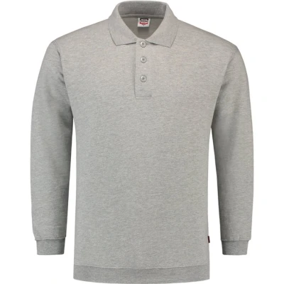 Afbeelding van Tricorp Polosweater Boord Casual Grijs Maat XS