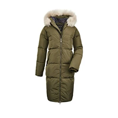 Afbeelding van G.I.G.A. DX Ventoso Wmn Quilted Ct A Casual functionele damesjas met dons look en capuchon