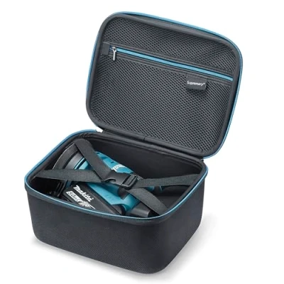 Afbeelding van Supremery Tas compatibel met Makita DBO180Z accu excentrische schuurmachine en DBO480Z vlakschuurmachine, koffer, case, accessoires, compacte draagtas