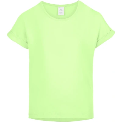 Afbeelding van Merry Style Meisjes T shirts Sport Crop Gym Yoga Hardlopen Lichtgroen 152 MS MS10 468 BL