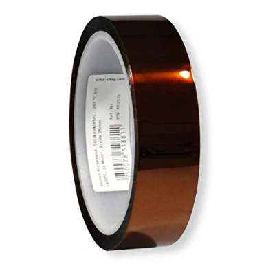 Afbeelding van Koptan Polyimide Tape Silliconlijm 269 C tot +400 33 meter breedte 25 mm