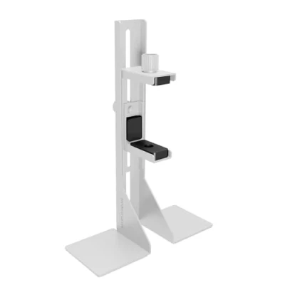 Afbeelding van Mars Gaming MCA GCBPRO, Grafische Kaart Houder, Verticale en Horizontale GPU Steun, Antislip Magnetische Basis, Stevige Stalen Constructie, Universele Verstelbare Klem, Wit