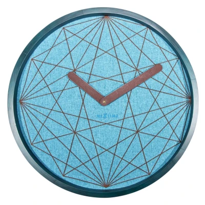 Afbeelding van Nextime wandklok Calmest Turquoise