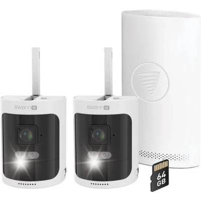Afbeelding van Swann AllSecure4K Wireless Security Kit met 2x Wire Free