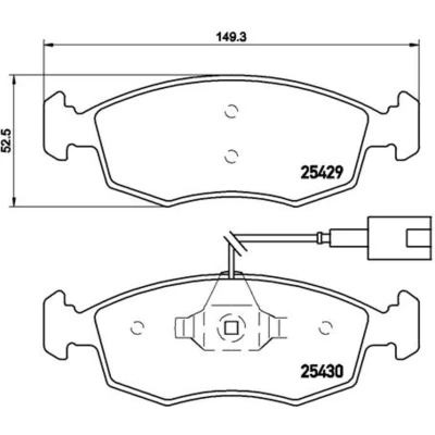 Afbeelding van Brembo Remblokset P 23 138
