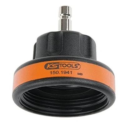 Afbeelding van KS Tools, Voertuig gereedschap, Adapter voor koelsysteem M50 x 2,5, oranje
