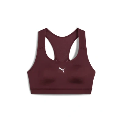 Afbeelding van Puma Keeps Sportbh met medium support, Dames, Maat: Small, Ruby shimmer