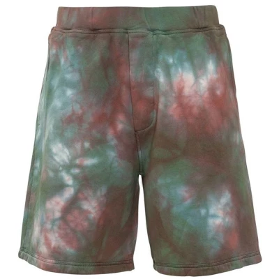 Afbeelding van Cotton Tie Dye Shorts with Elasticated Waist and Side Pockets