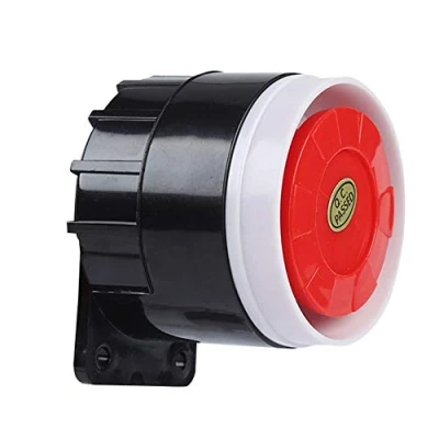 Afbeelding van DC 12 V Mini Rode Bedrade Hoorn Sirene Geluid Alarmsysteem Waarschuwingshoorn voor Home Security 120dB