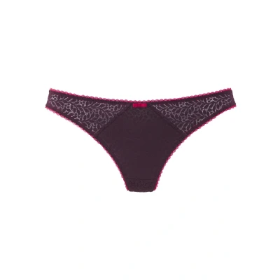 Afbeelding van Lascana String String, Dames, Maat: 36/38, Aubergine