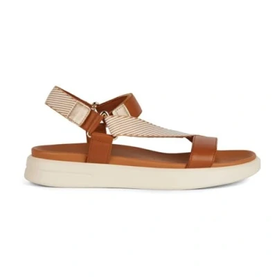 Afbeelding van Geox Dames D XAND 2S C Sportsandaal, Ochre/White, 41 EU, Oker Wit, EU
