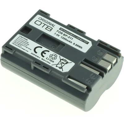 Afbeelding van OTB Accu Batterij Canon BP 511 1200mAh