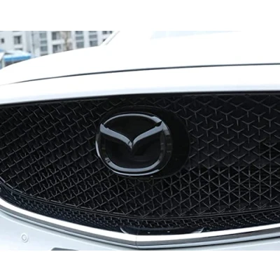 Afbeelding van Auto Stuurwiel Logo Sticker Front Badge Kofferbak Embleem Trim, Voor Mazda CX 5 CX5 2017 2018 2019 2020, Zwart