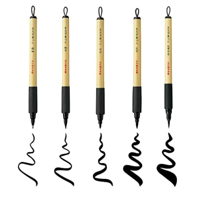 Afbeelding van Bimoji Fude Pen Assorted 5pcs. set