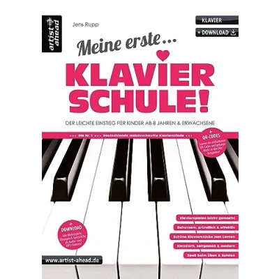 Afbeelding van Meine erste Klavierschule!: Der leichte Einstieg für Kinder ab 8 Jahren &amp; Erwachsene