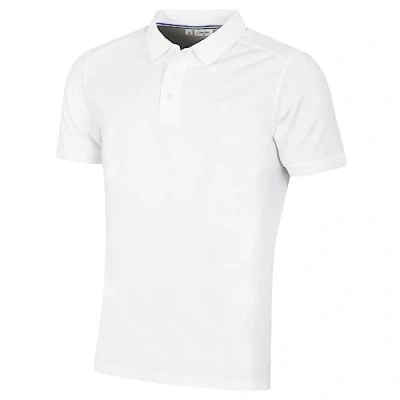 Afbeelding van Calvin Klein Heren North Coast vochtafvoerend poloshirt Wit S