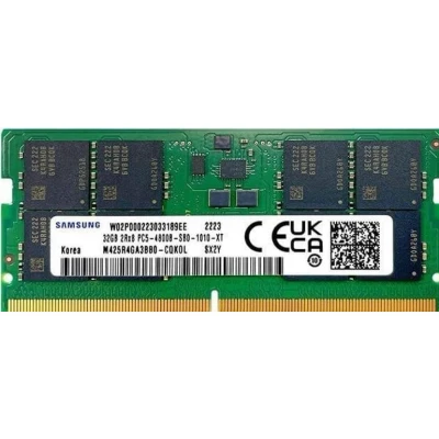 Afbeelding van Samsung M425R4GA3BB0 CQK Geheugen DDR5 (SO DIMM) 32 GB: 1 x GB 262 PIN 4800 MHz / PC5 38400 CL40 1.1V bulk