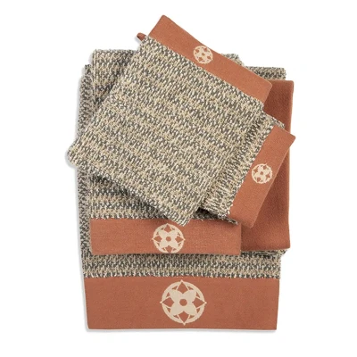 Afbeelding van Kayori Furo badtextiel Handdoek (60x110 cm) Set van 3 Groen