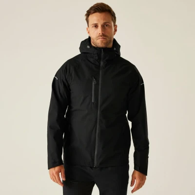Afbeelding van Regatta Navigate Waterproof Insulated Jacket RG253 BLACK/SEAL GREY