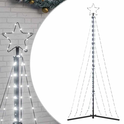 Afbeelding van vidaXL Kerstboomverlichting 339 koudwitte LED&#039;s 182 cm