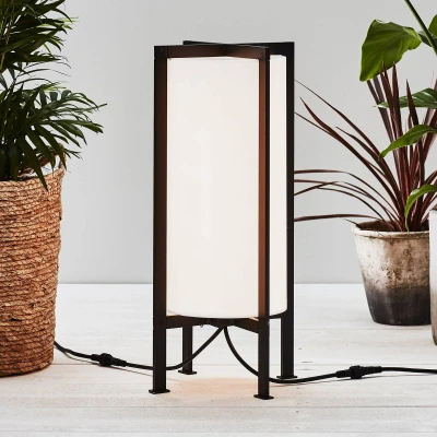 Afbeelding van Markslöjd Garden 24 LED vloerlamp Cilinderframe, 54 cm
