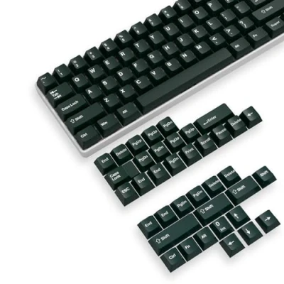 Afbeelding van MAMBASNAKE 142 Toetsen PBT Dubbel schot Set,Cherry Profiel,ANSI US Indeling voor 61/68/87/98/104/108 Mechanisch Toetsenbord,Compatibel met Cherry MX Gateron Kailh Schakelaars (Donkergroen)
