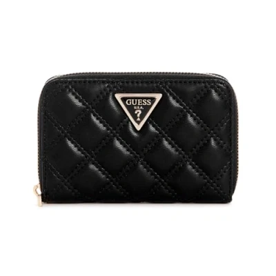 Afbeelding van Guess Giully Medium ZIP Around Portemonnee, Dames, Maat: One Size, Black