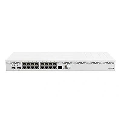 Afbeelding van Mikrotik CCR2004 16G 2S+ bedrade router 16 Gigabit Ethernet Wit