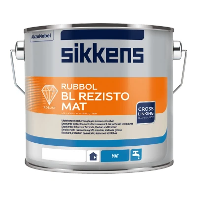 Afbeelding van Sikkens Rubbol BL Rezisto Mat 2,5 Liter op Kleur