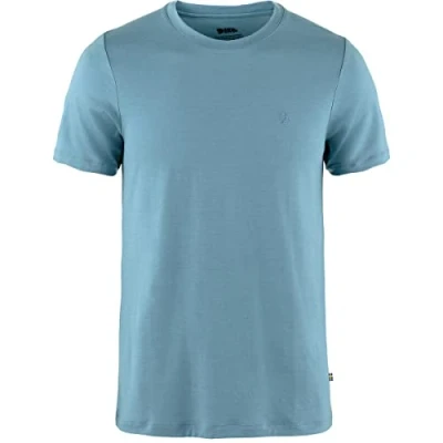 Afbeelding van Fjallraven Abisko Wool SS Men Outdoorshirt Heren Wol Blauw Maat M