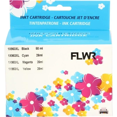Afbeelding van FLWR HP 953XL Multipack zwart en kleur cartridge