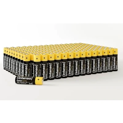 Afbeelding van Intenso Energy Ultra AA Mignon LR6 alkaline batterijen, 150 stuks, geel zwart
