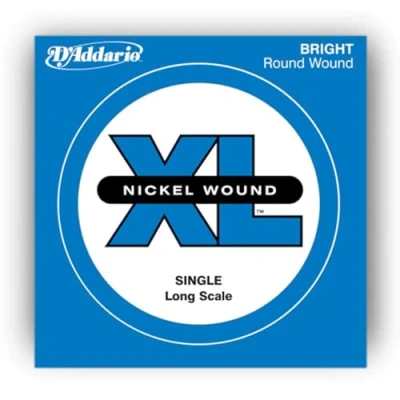 Afbeelding van D&#039;Addario XLB052 Enkele met vernikkelde draad omwikkelde snaren voor basgitaar, volledige grootte .052