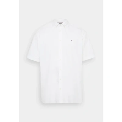 Afbeelding van Tommy Hilfiger Solid Shirt Overhemd, Heren, Maat: 4XL, Optic white