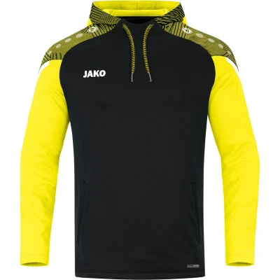 Afbeelding van JAKO Performance Hoodie, Heren, Maat: 46/48, Shwarz/soft yellow