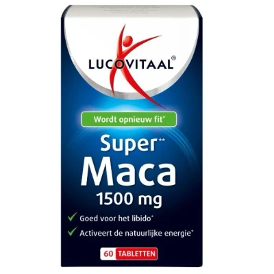 Afbeelding van Gratis Verzending: 2x Lucovitaal Maca Super 1500mg 60 tabletten