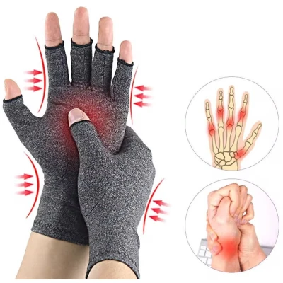 Afbeelding van reuma handschoenen Maat M Compressie Voor Artrose Open vingertoppen verlichting van en artritis