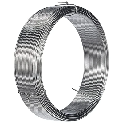 Afbeelding van Merriway BH00325 1,25 mm x 50 m verzinkt tuindraad, wit