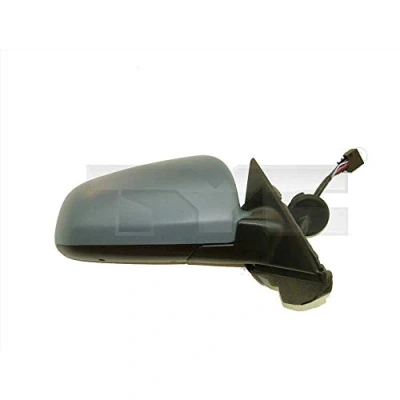 Afbeelding van Buitenspiegel Tyc 302 0028 Links Met grondlaag Bol vormig, Te verwarmen, voor elek. spiegelverstelling AUDI: A3 Hatchback