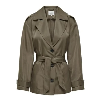Afbeelding van ONLY Onlline Lichte jas, Dames, Maat: Small, Walnut