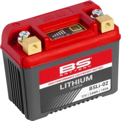 Afbeelding van BS BATTERY Batterie moto 12V Lithium Ion BSLi 02 Sans Entretien